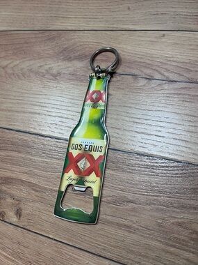 New Dos Equis Bottle Opener Keychain